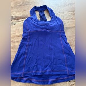 Lululemon blue tank, size 6